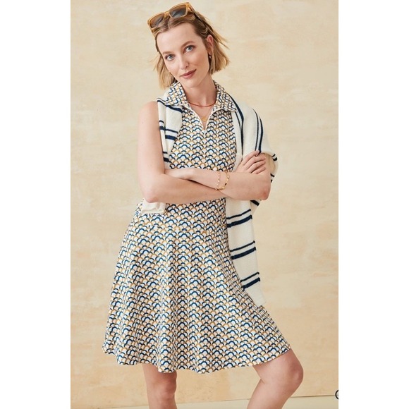 J. McLaughlin Dresses & Skirts - J McLaughlin Sleeveless Skylar Dress In Among The Dunes Sporty‎ Catalina Cloth